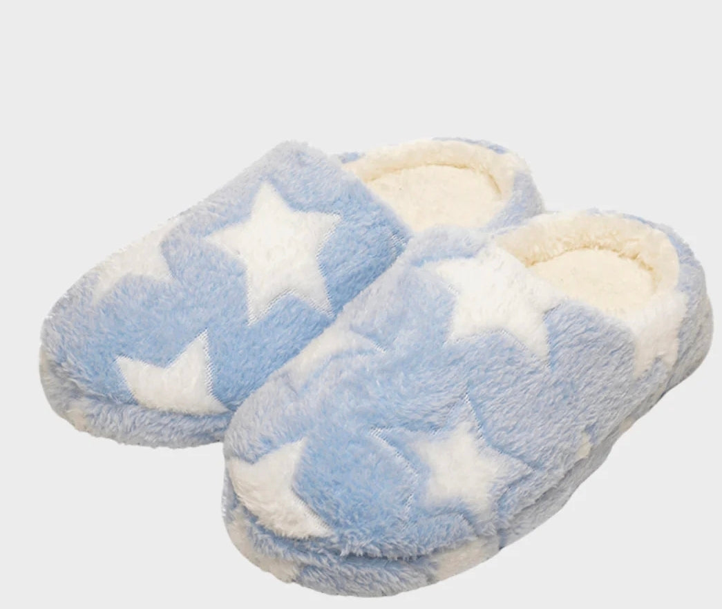 Ladies Star Mule Slippers