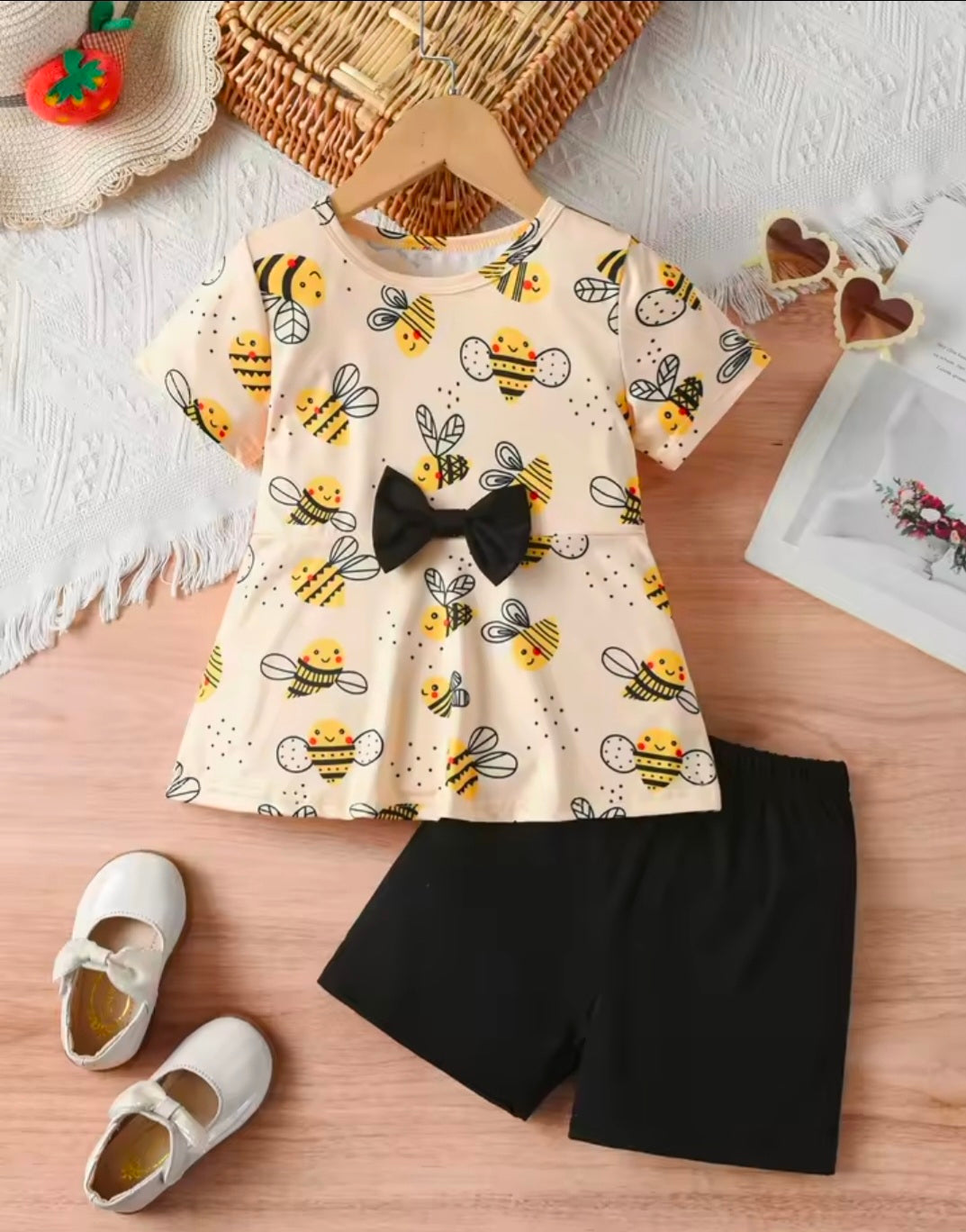 Bumble Bee Short Set