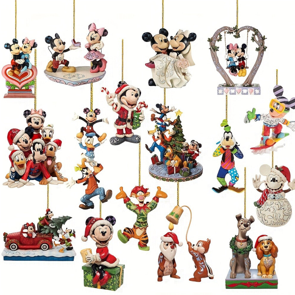 16pcs Mouse Pattern Holiday Ornaments,