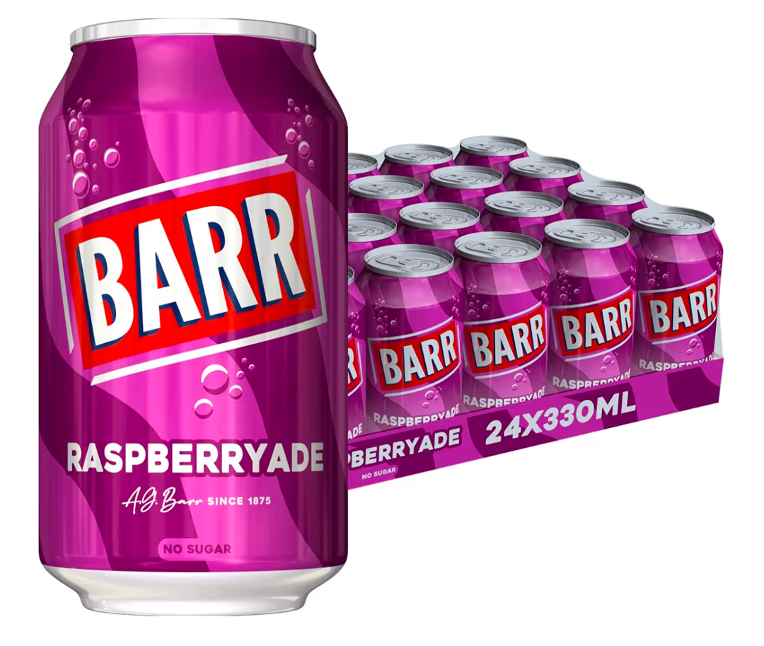 Barr Raspberry Sugar Free x 24