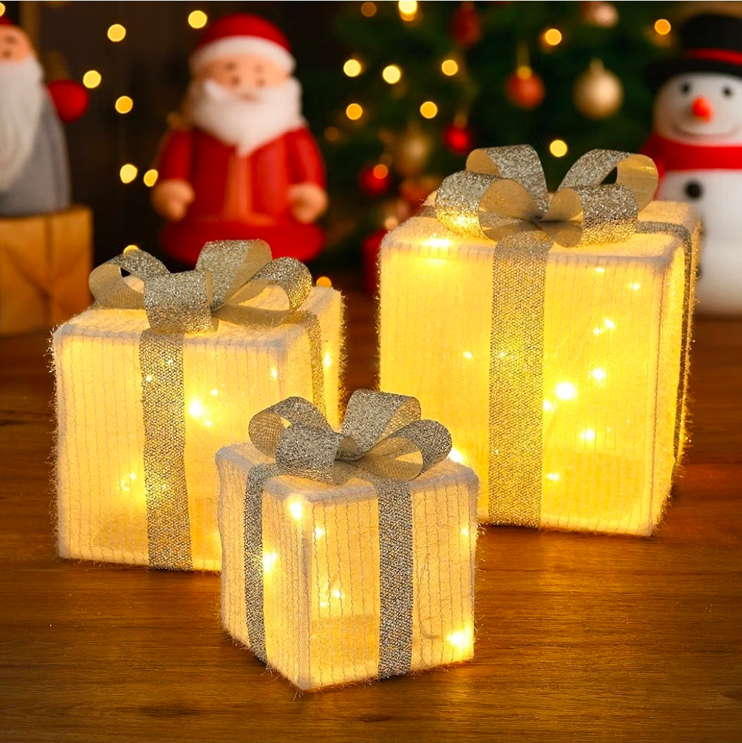 Light Up Present Boxes