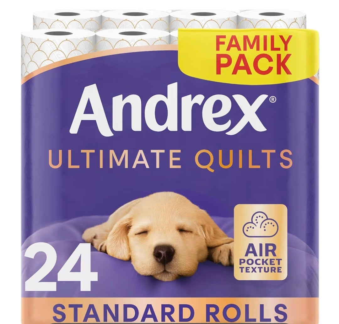 Ultimate Quilts Toilet Paper 24 Rolls
