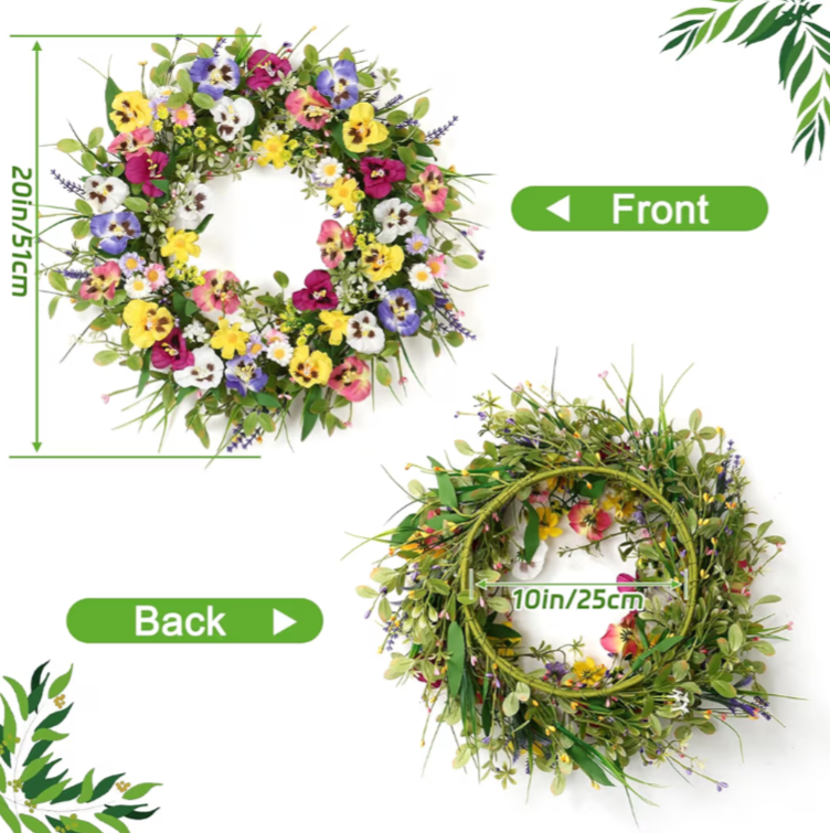 Spring Floral Wreath
