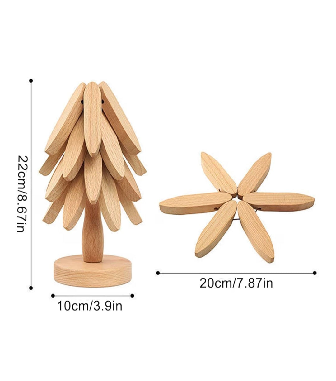 Wooden Heat Resistant Stand for Hot Pots