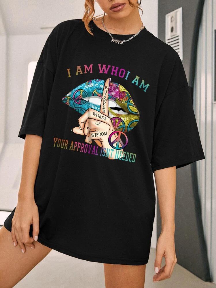 Ladies oversized t-shirt
