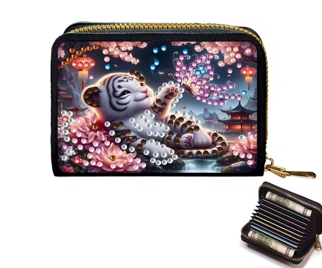 Tiger Cub Diamond Art Purse
