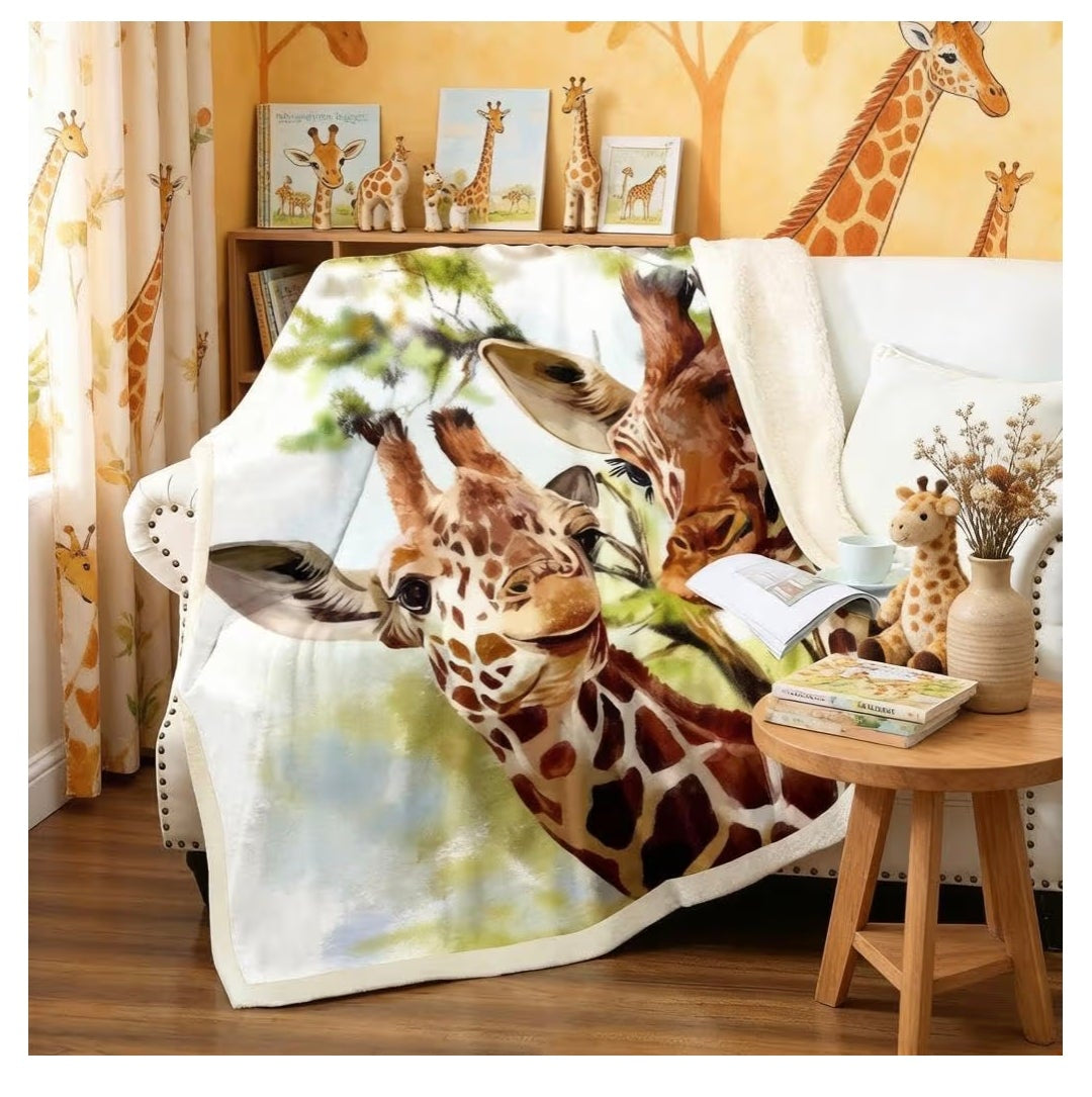 Giraffe Throw Blanket