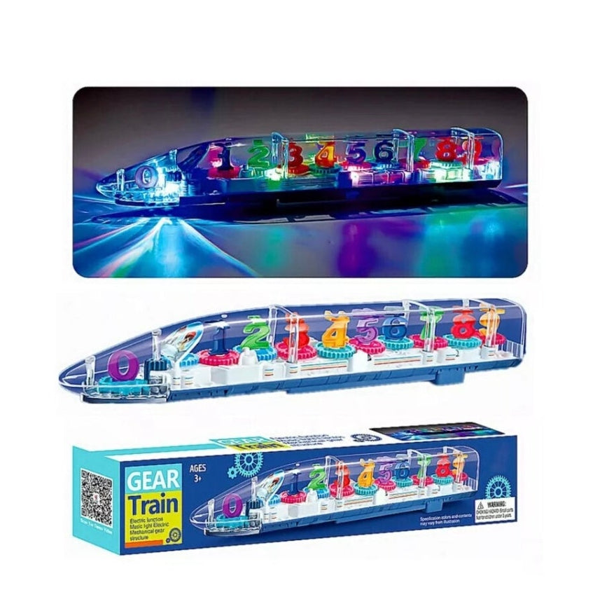 Autism Calming Sensory LED Light Train Toy with Music