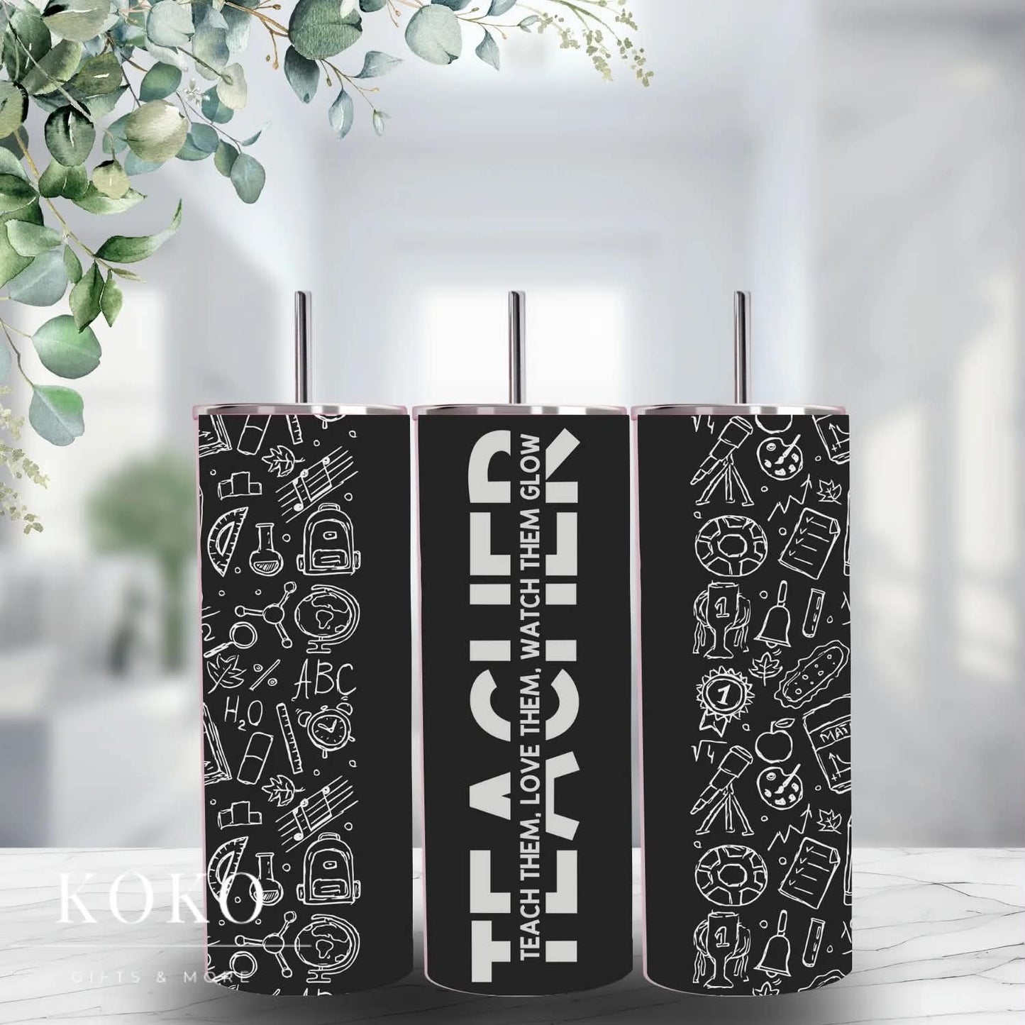 Teacher Doodle Tumbler