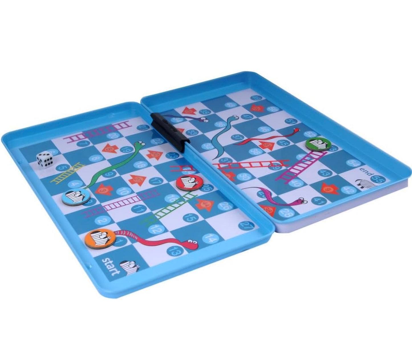 Magnetic Snakes and Ladders
