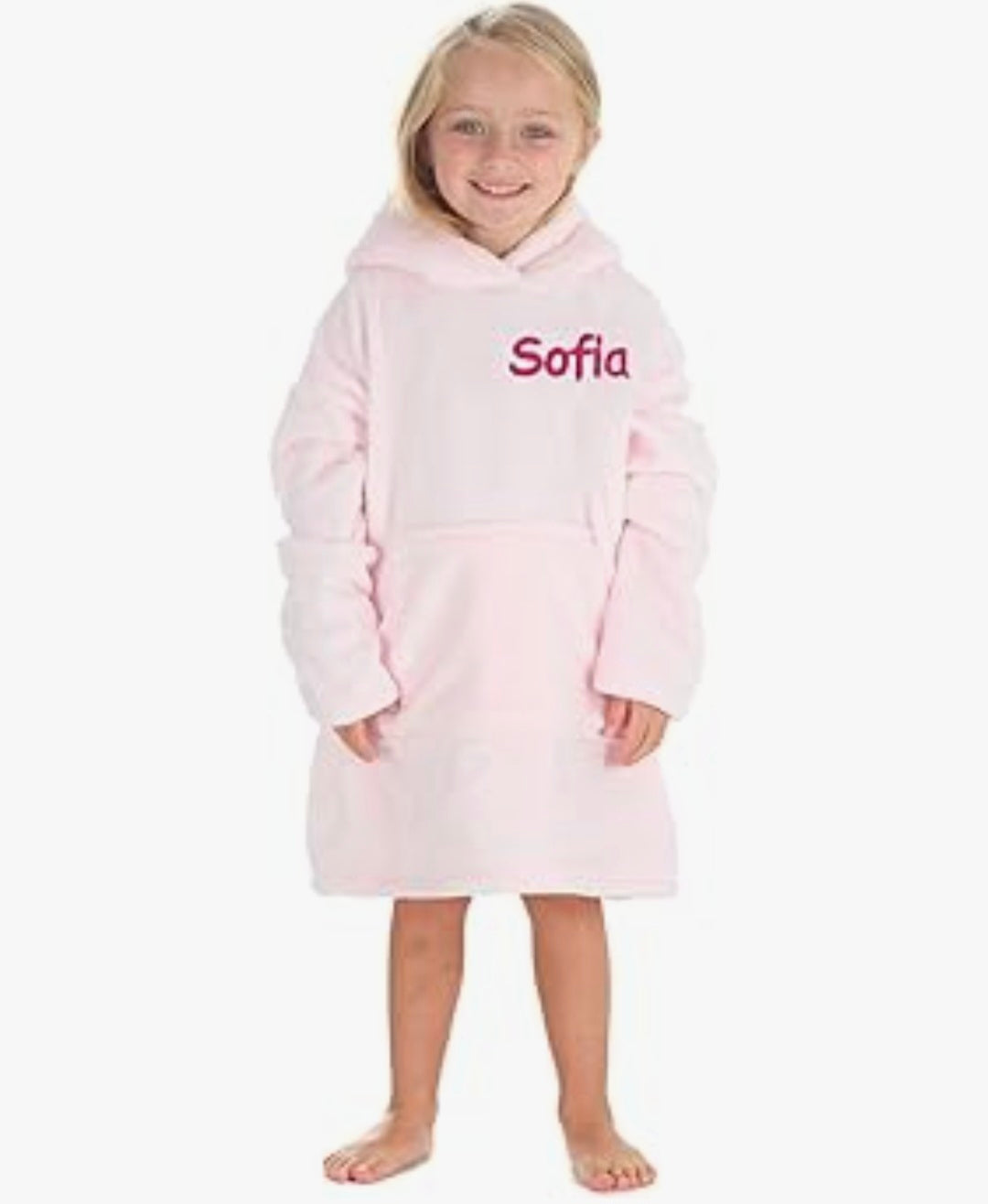 Kids personalised Hoodie Blanket