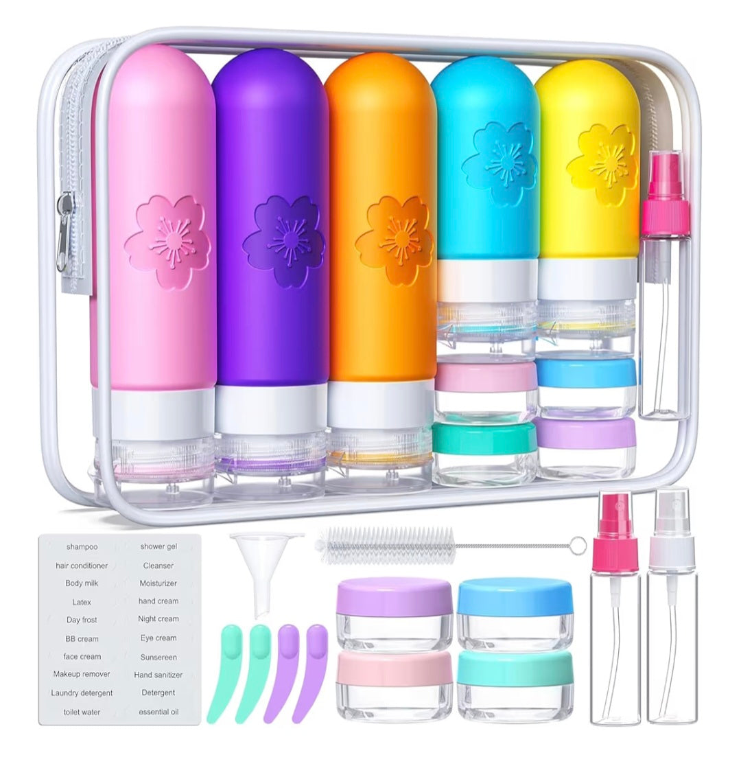 20pc travel bottle set