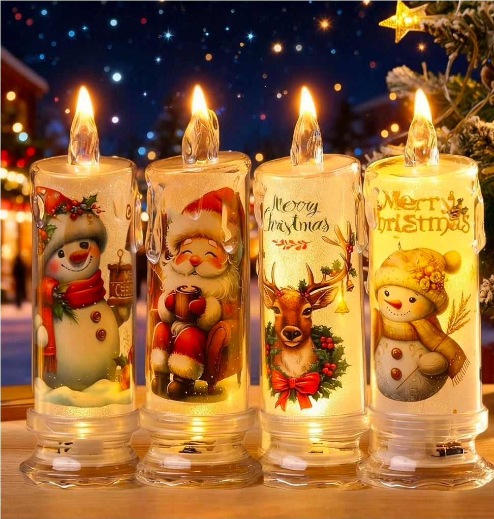 4 LED Decorative Candles