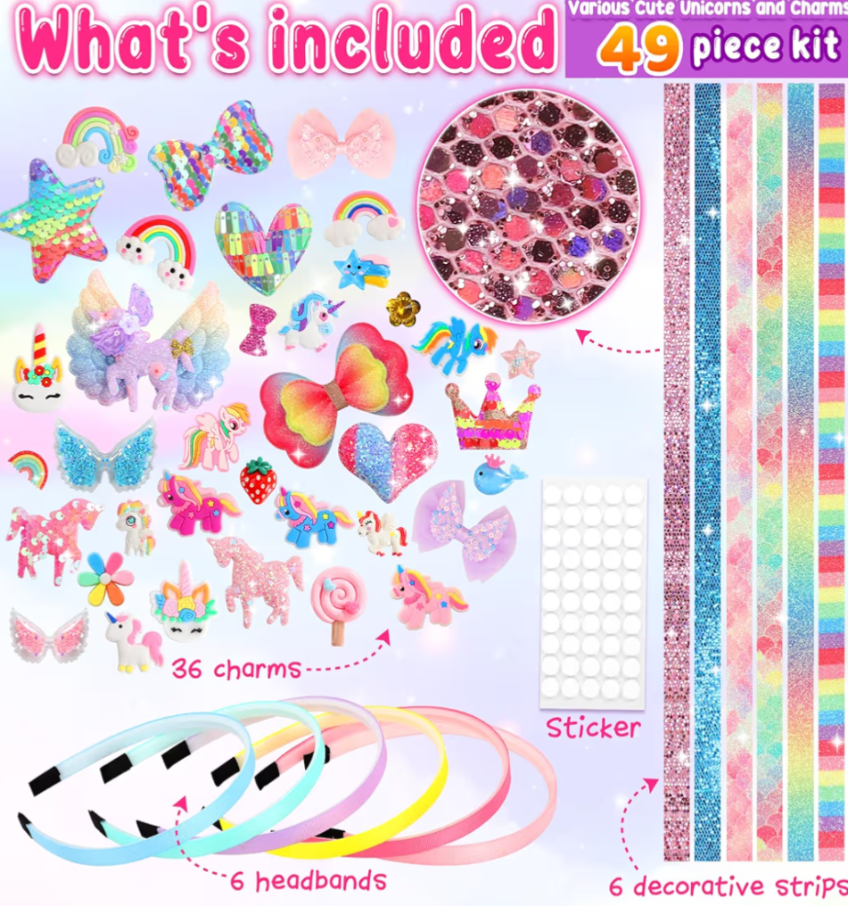 DIY Unicorn Headband Making Kit
