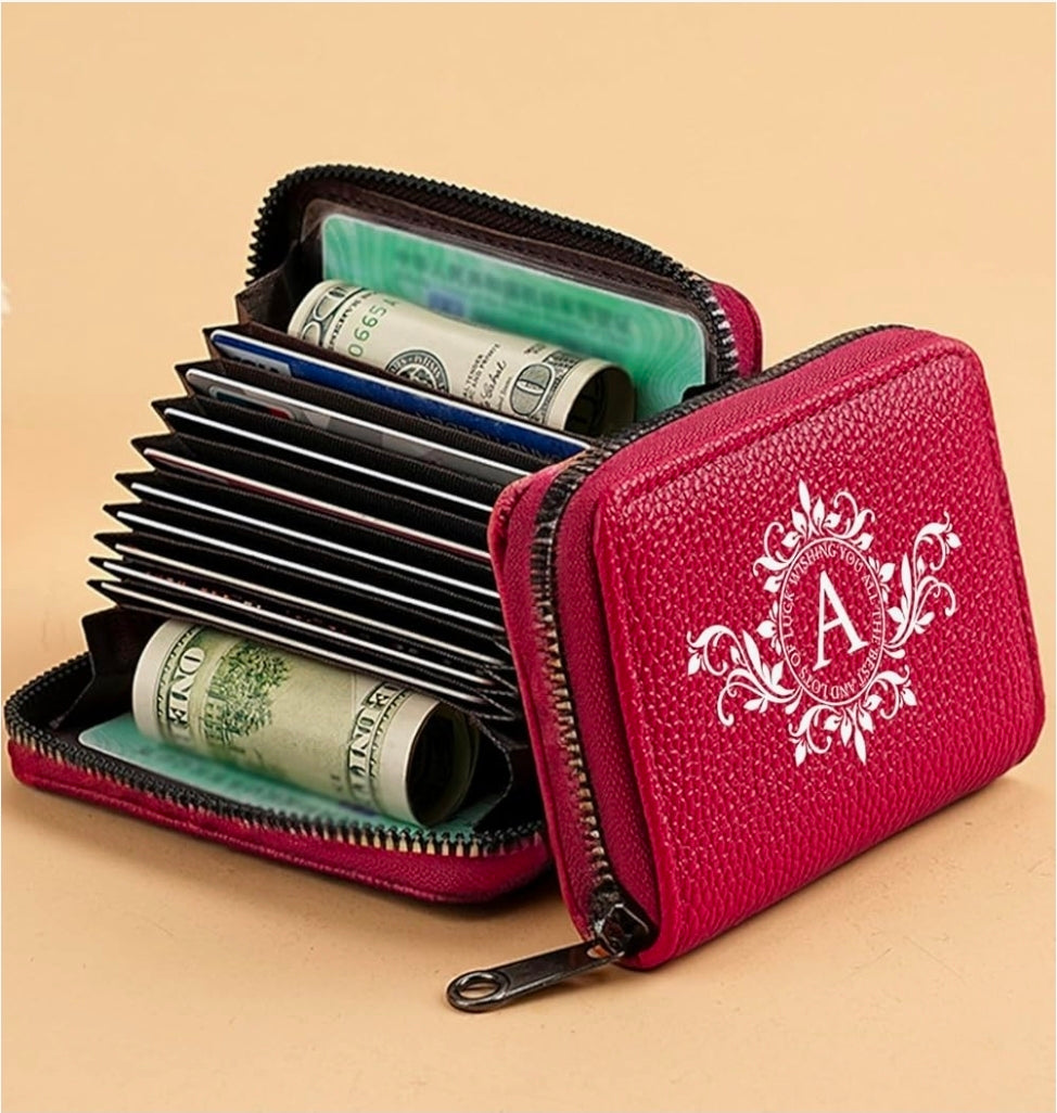 Initial Card Purse