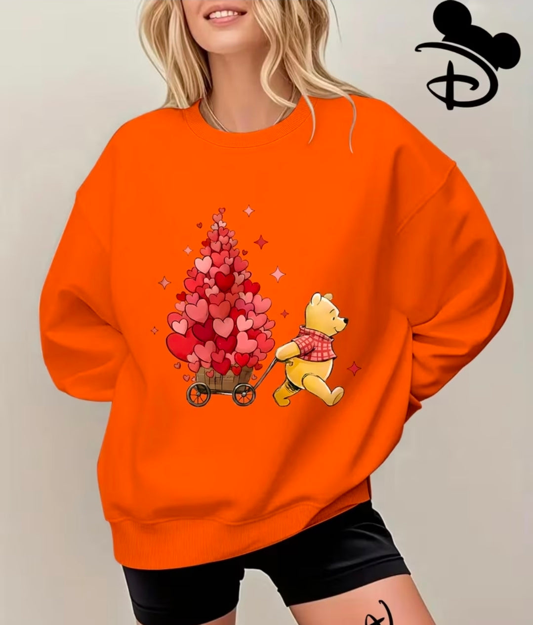 Heart Christmas Tree Yellow Bear Jumper