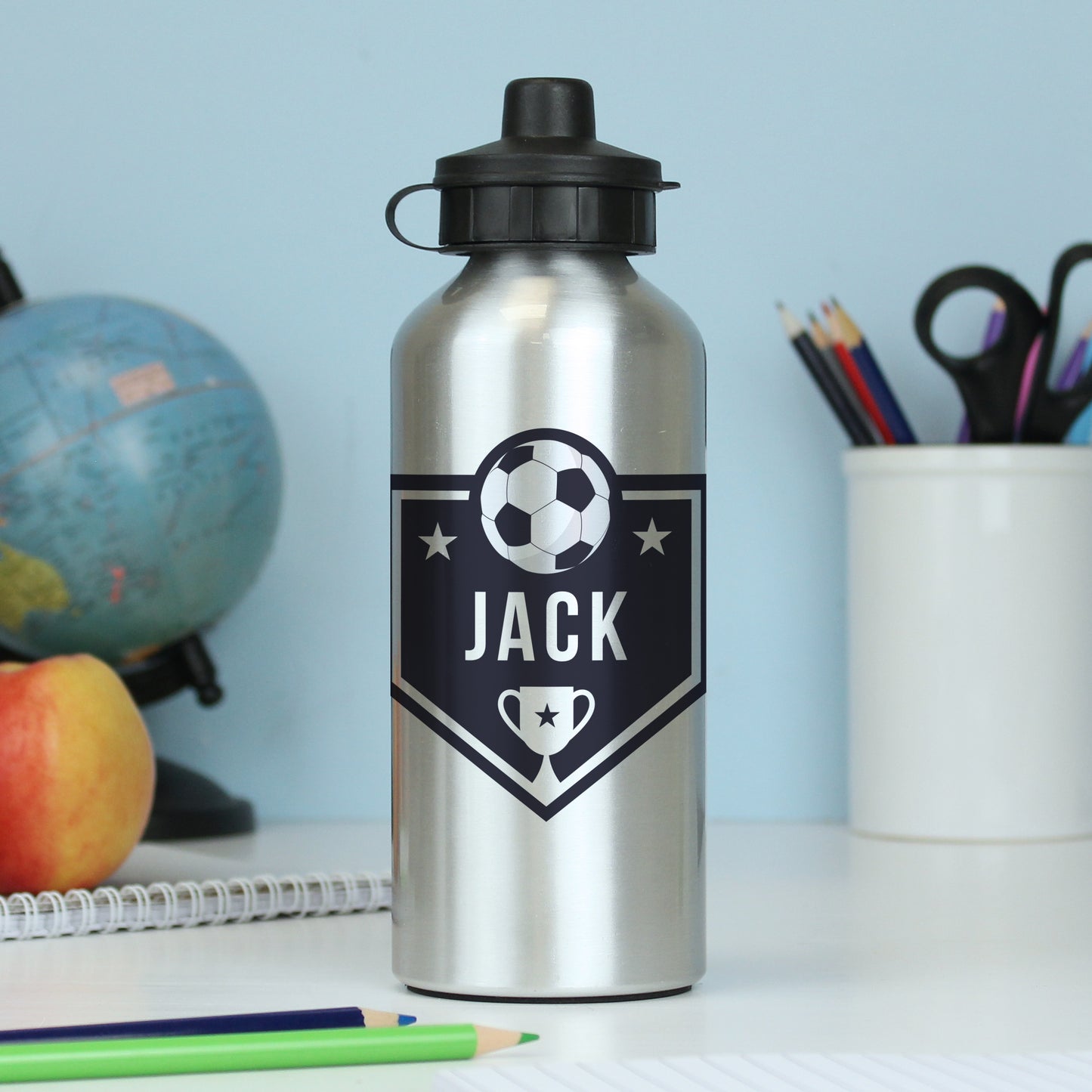 Personalised Football Drinks Bottle