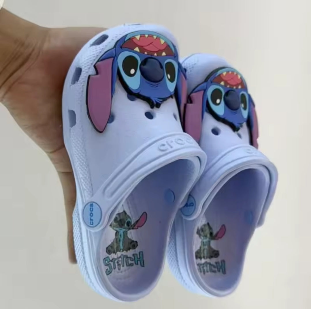 Blue Alien Crocs