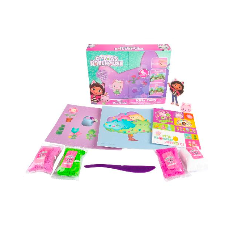 Dollhouse Mini Clay World - Kitty Fairy