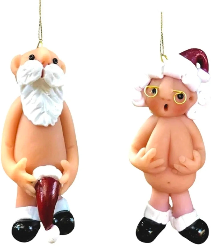 Mr & Mrs Claus Tree Decs