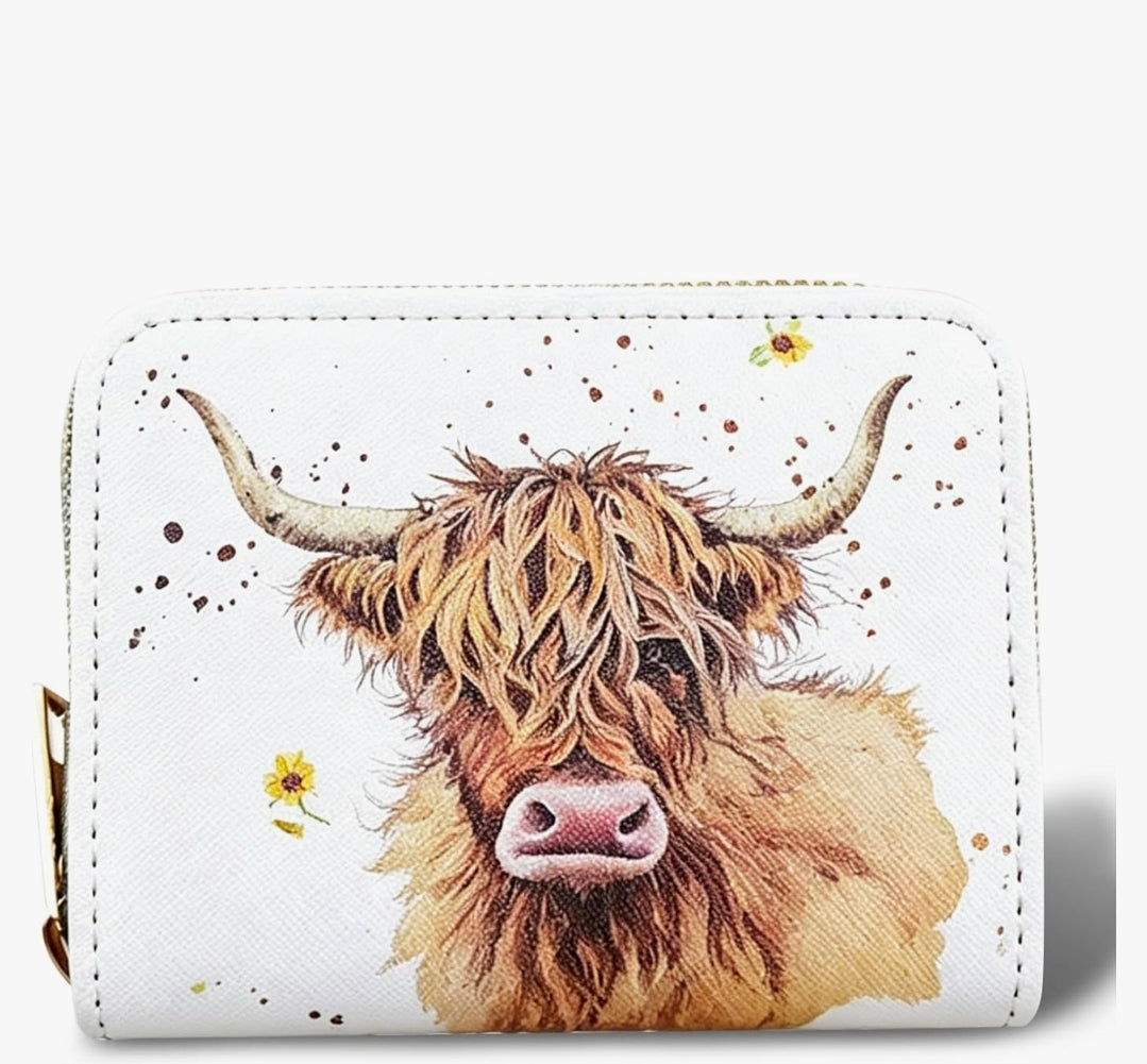 Highland Cow Purse