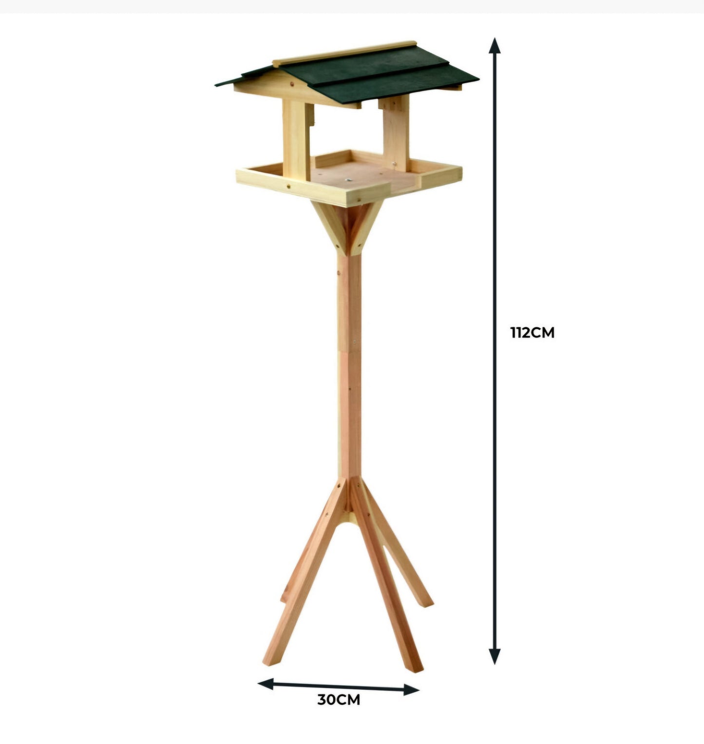Wooden Bird Table Garden Birds Feeder Feeding Station