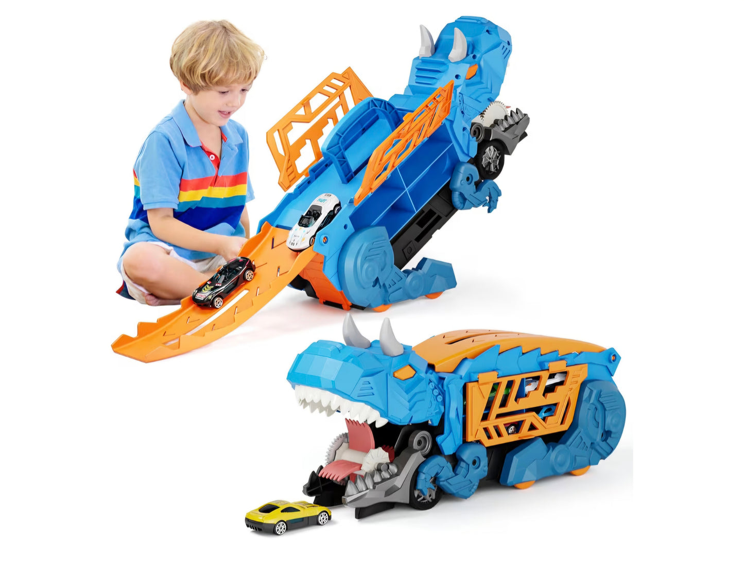 Dinosaur Transporter Truck