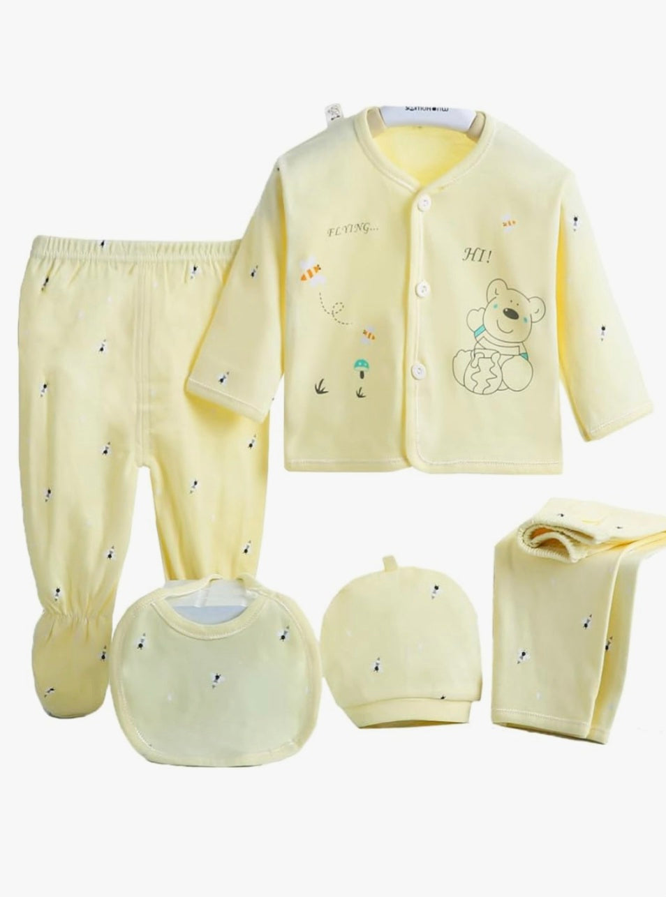 5PCS Newborn Baby Outfit