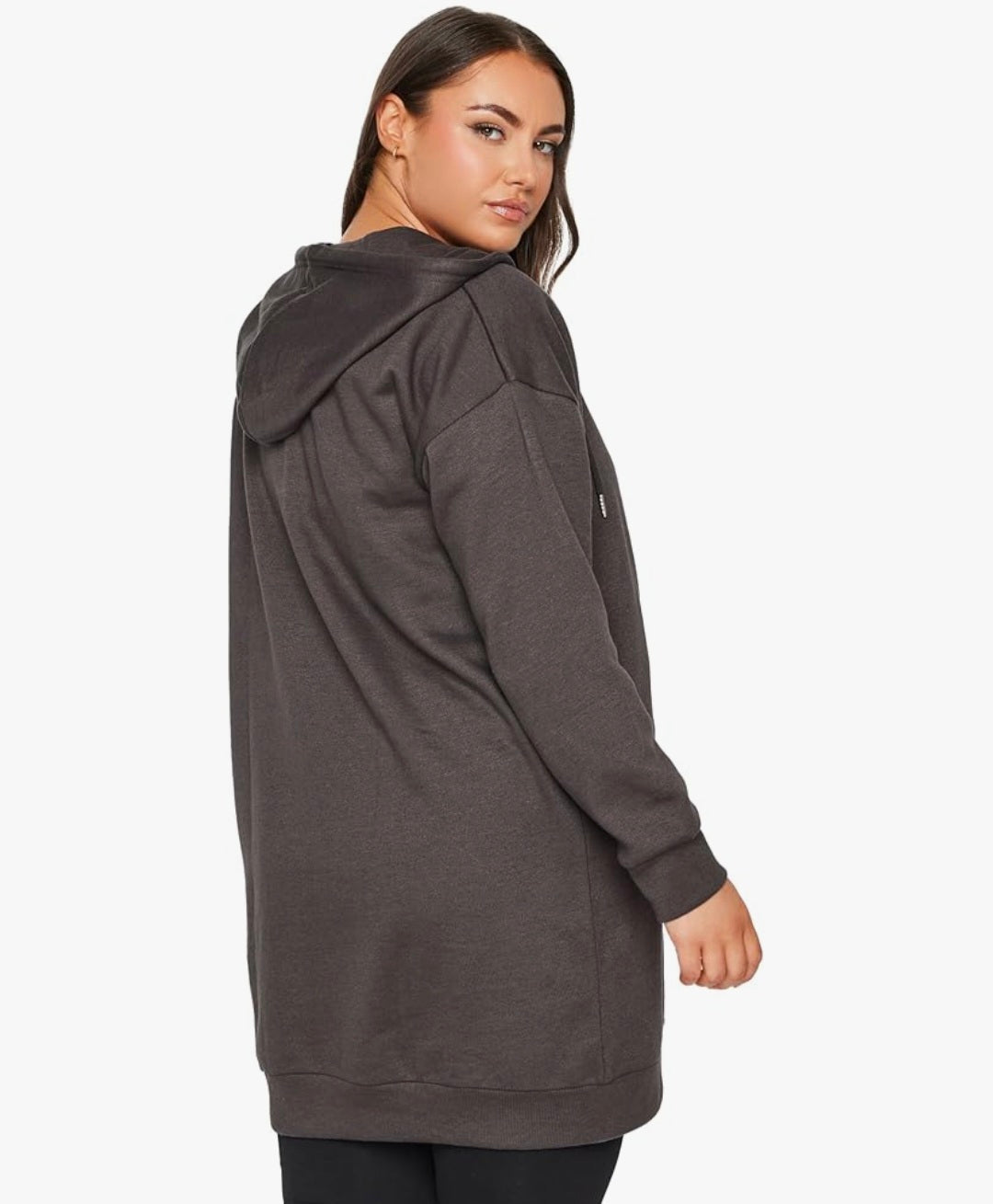 Curve Longline Zip Hoodie