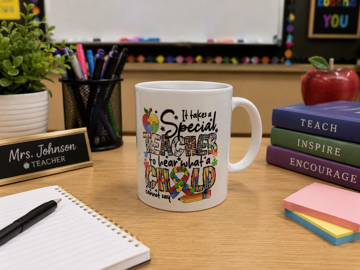 Autism Teacher Mug