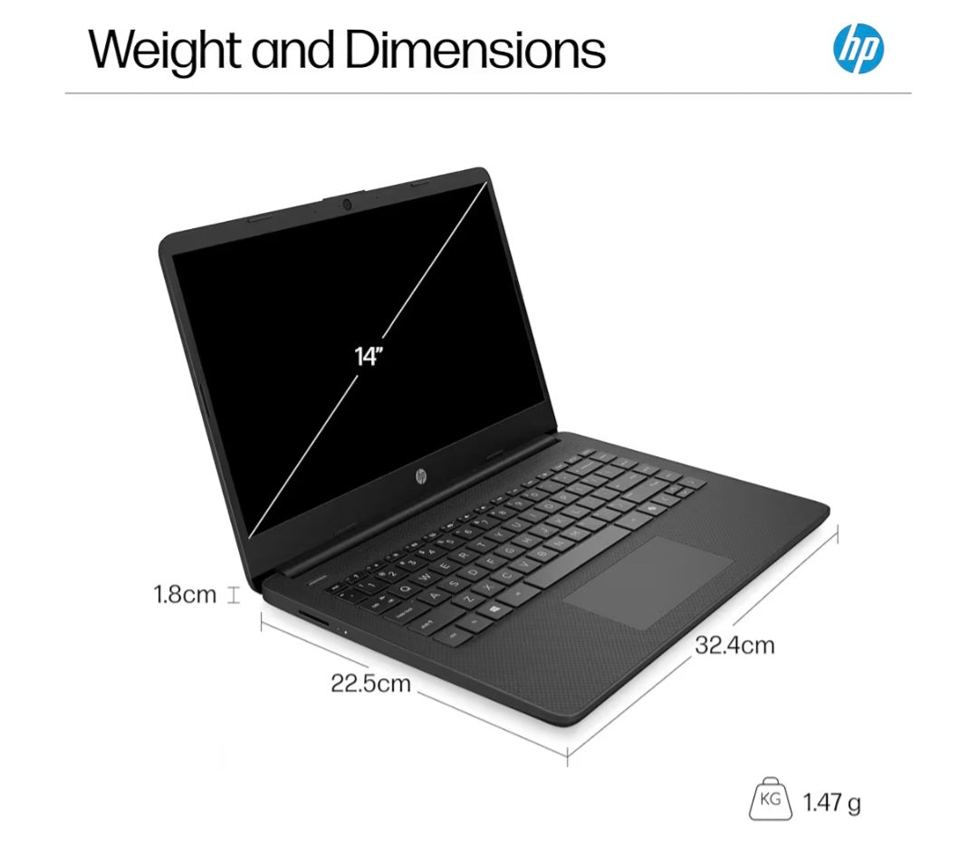 Hp 14" laptop