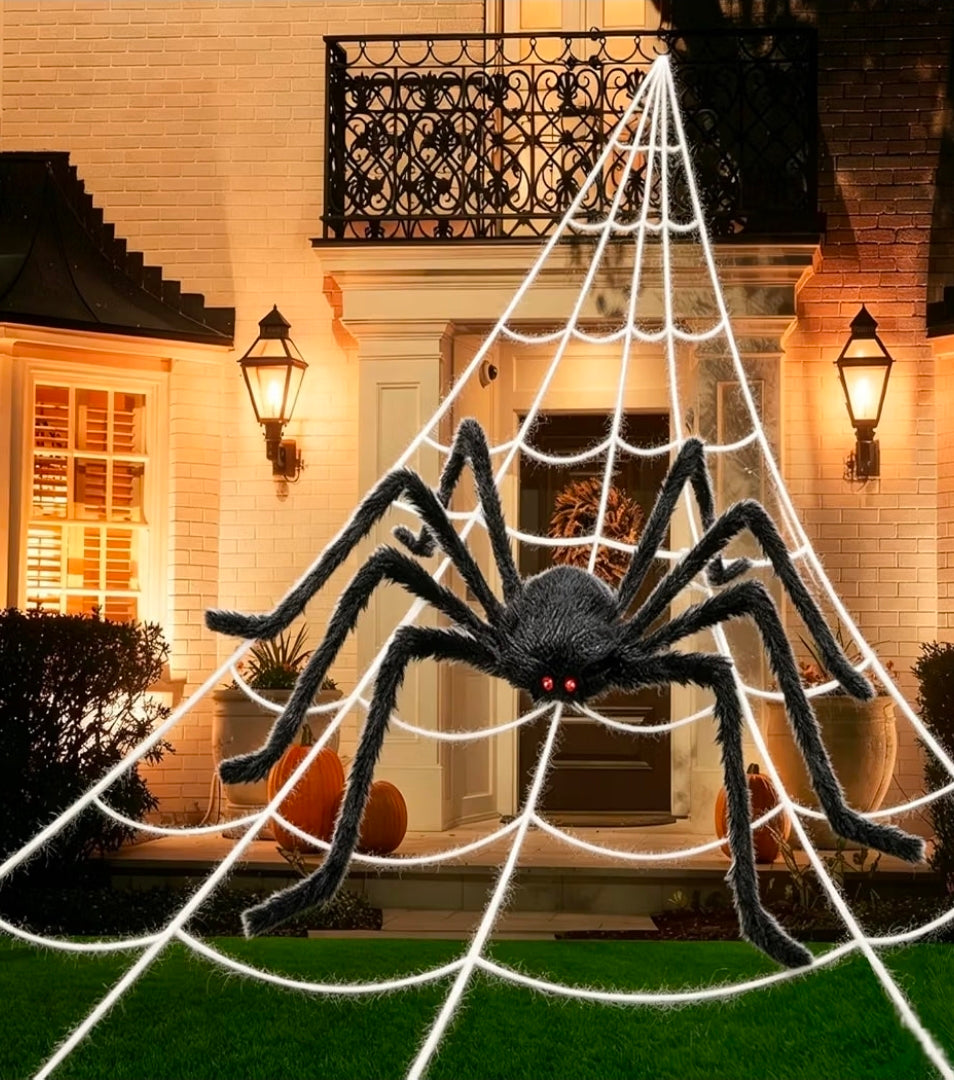 Spider Web & Giant Spider