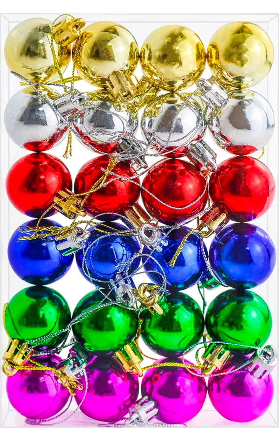 Multi colour Baubles