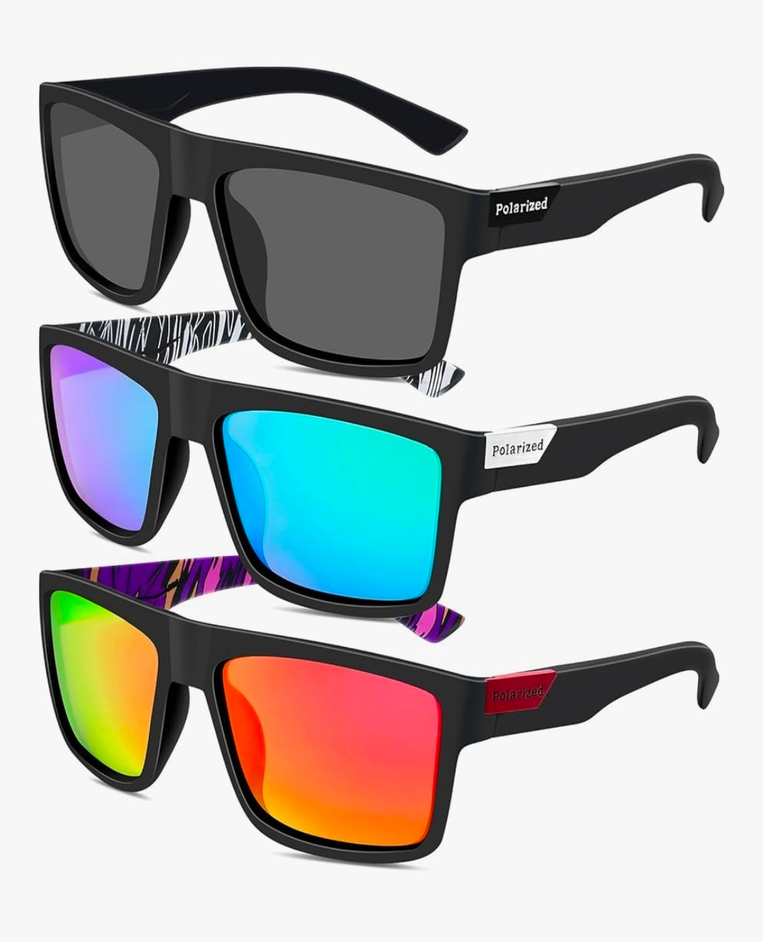 3Pcs Mens Sunglasses