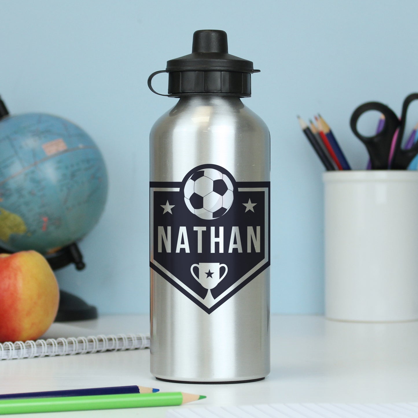 Personalised Football Drinks Bottle