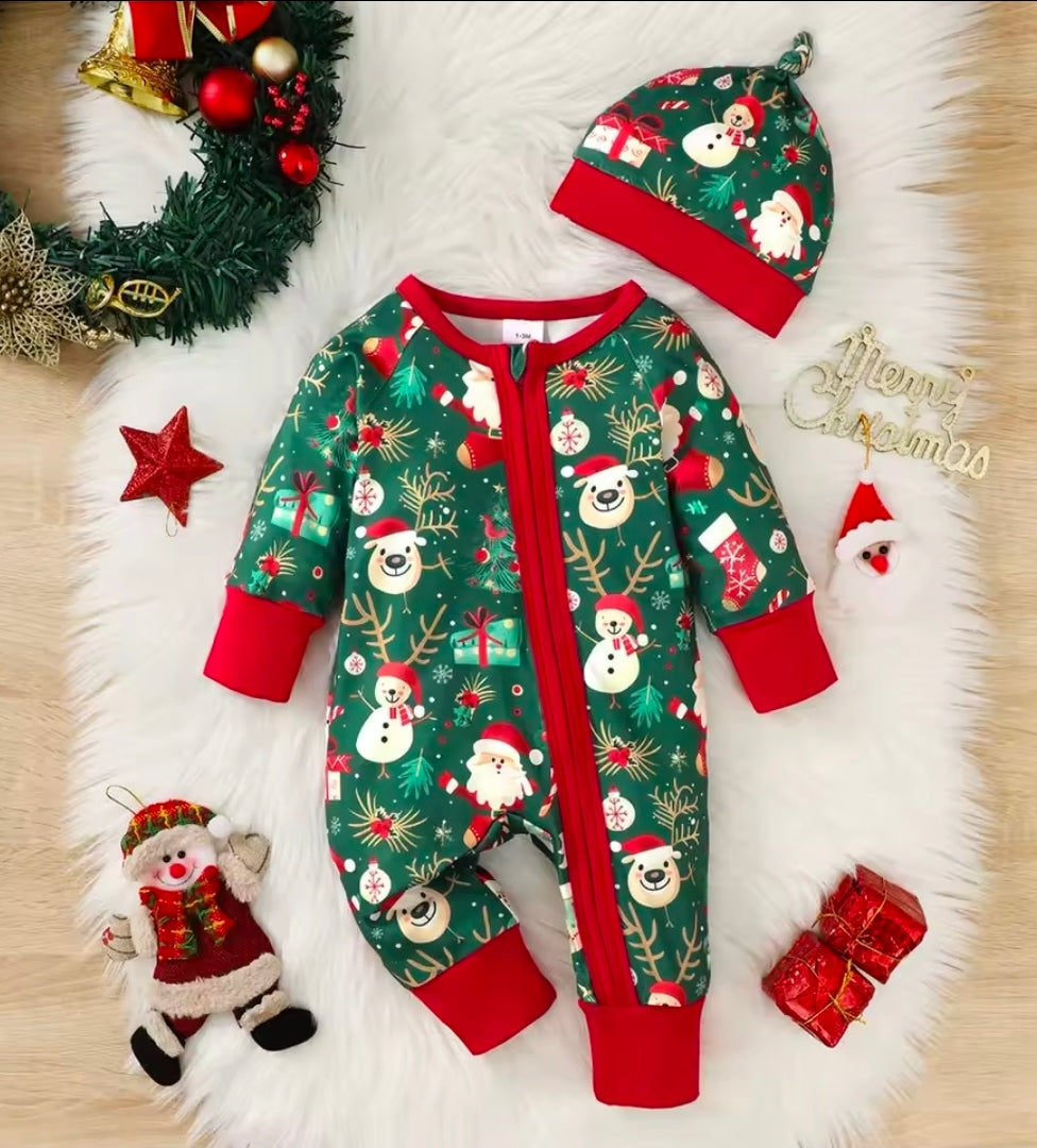 Cute Christmas Sleepsuit