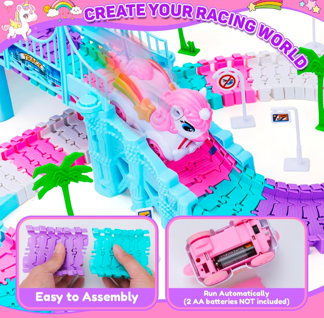 Shark and Unicorn 194pc Track Set