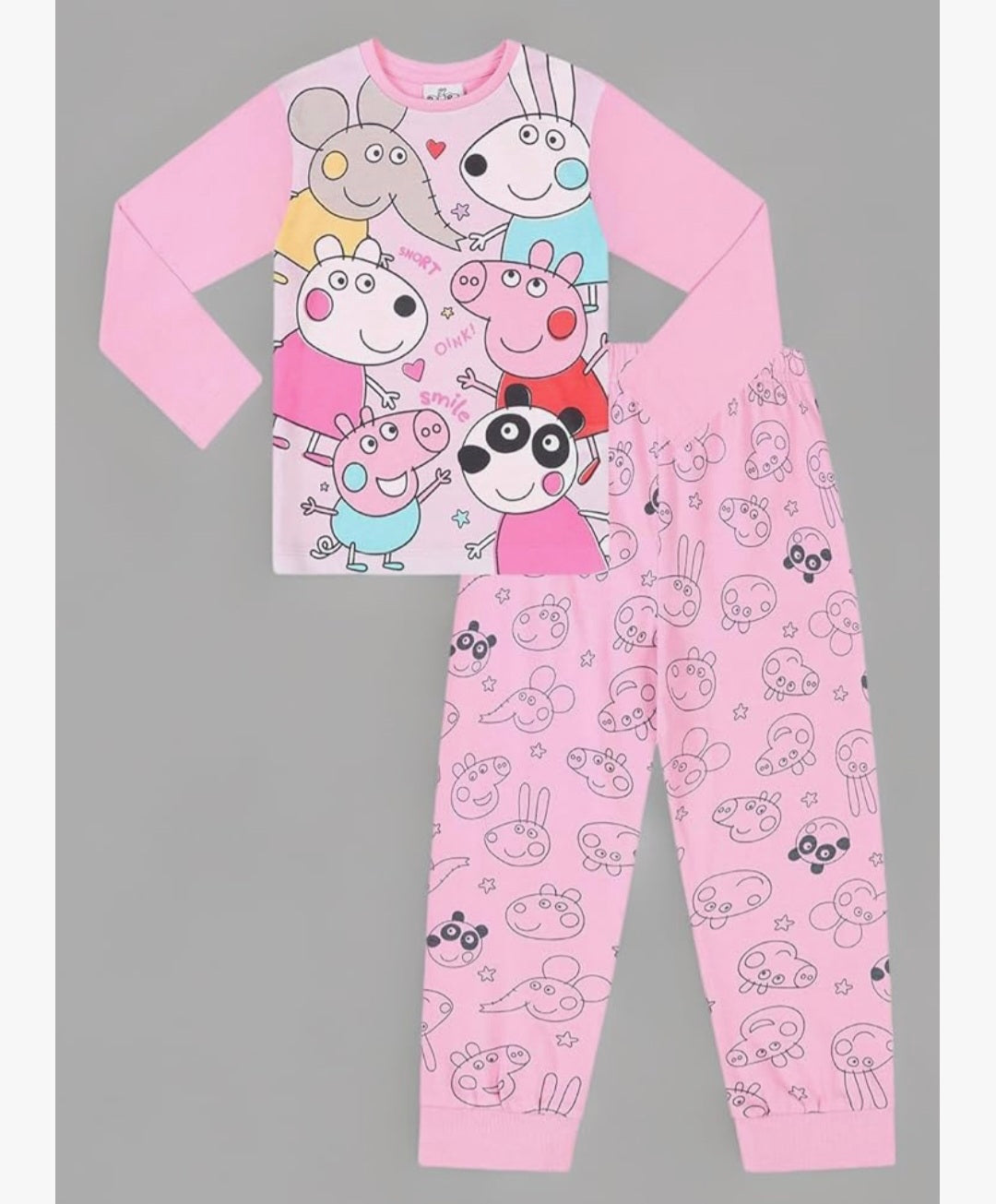 Pink pig pyjamas