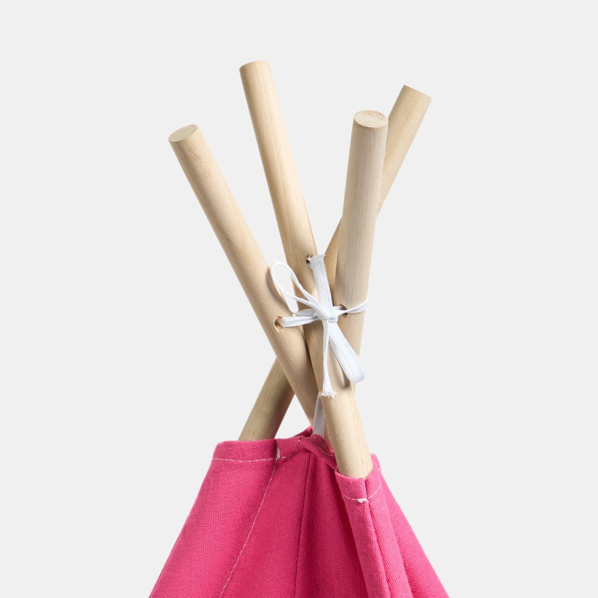 Foldable Kid's Storage Teepee - Hot Pink