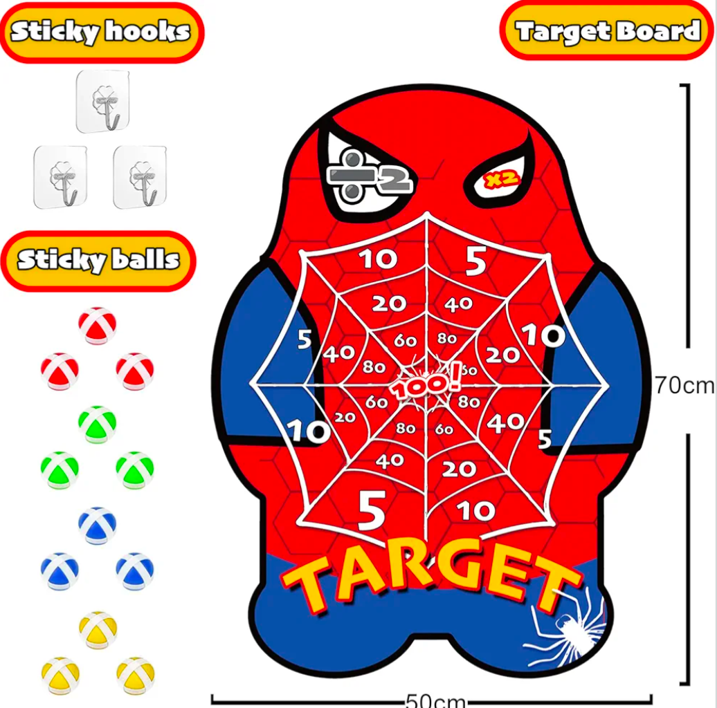 Spider ball toss game