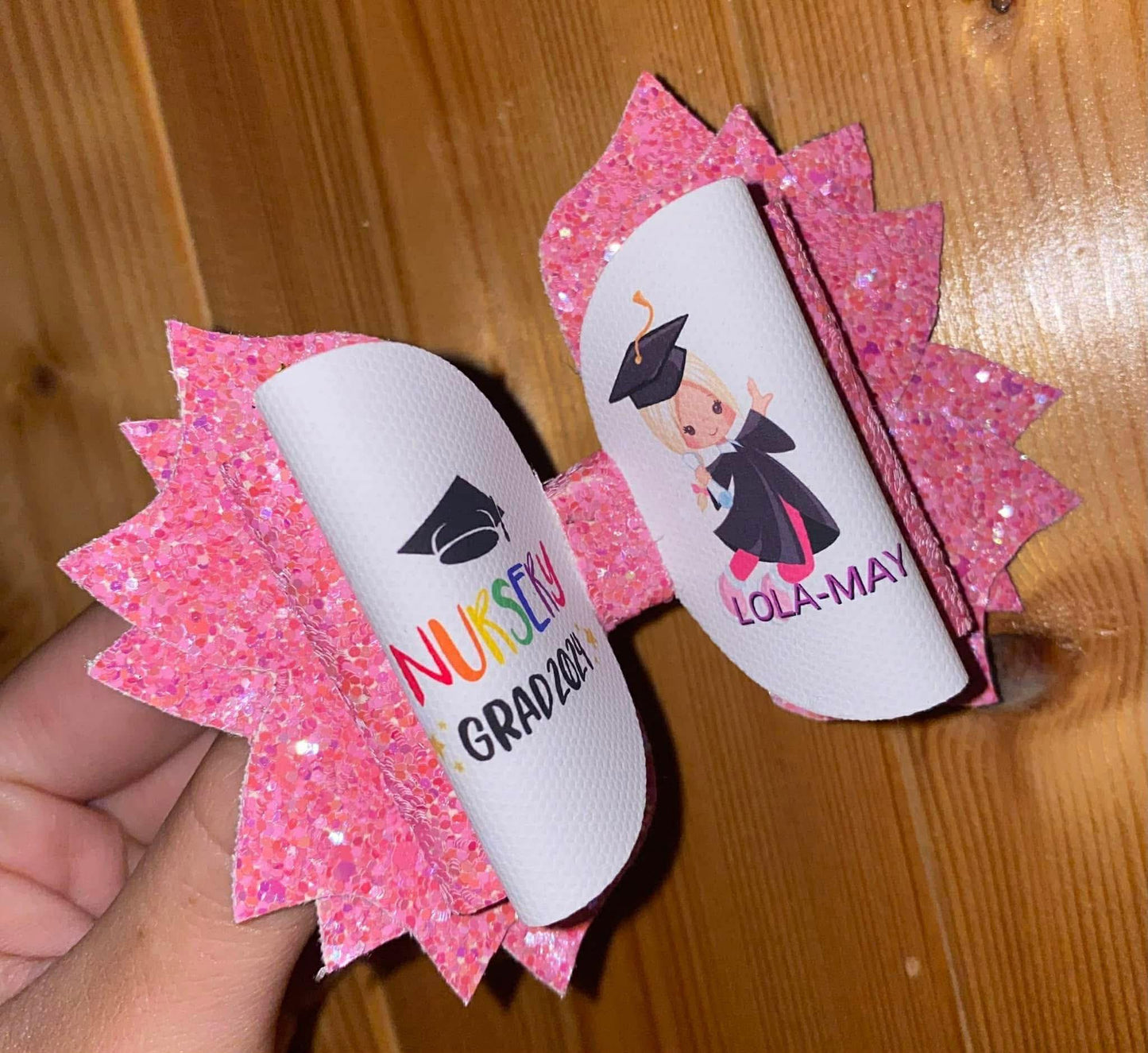 Personalised Nursery Graduate Hair Bow