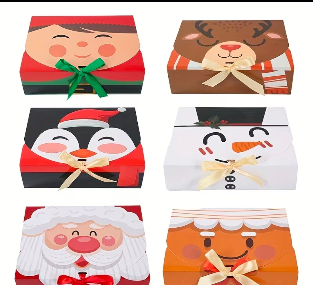 Set of 6 Christmas Boxes
