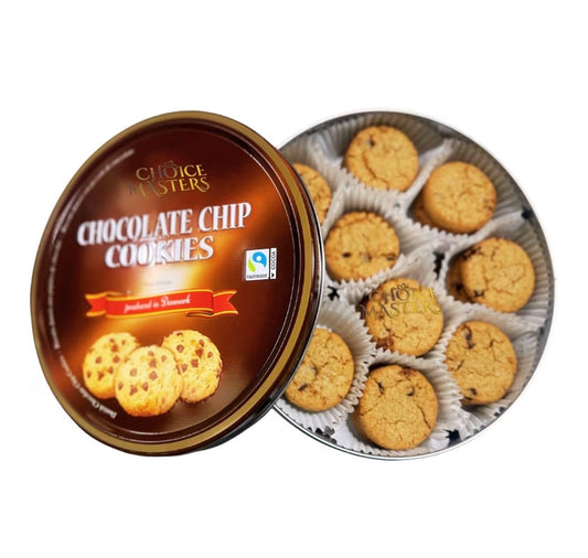 Chocolate Chip Cookies In A Gift Tin