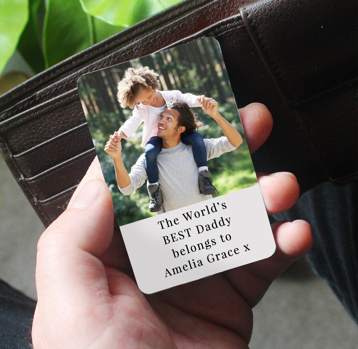 Personalised Photo Upload Wallet Card