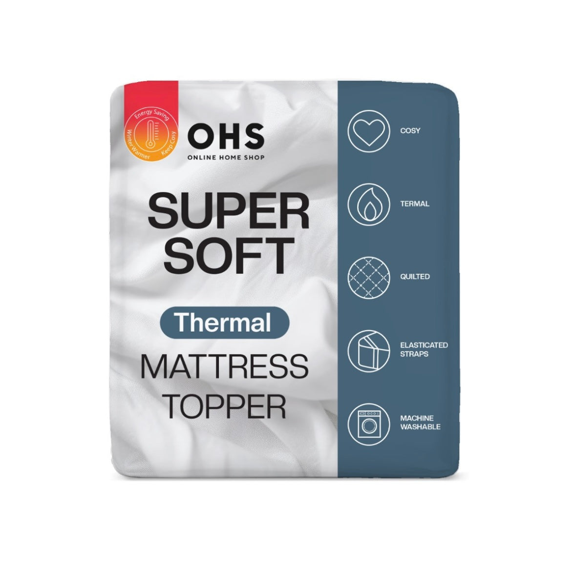 Thermal Mattress Topper - Cream