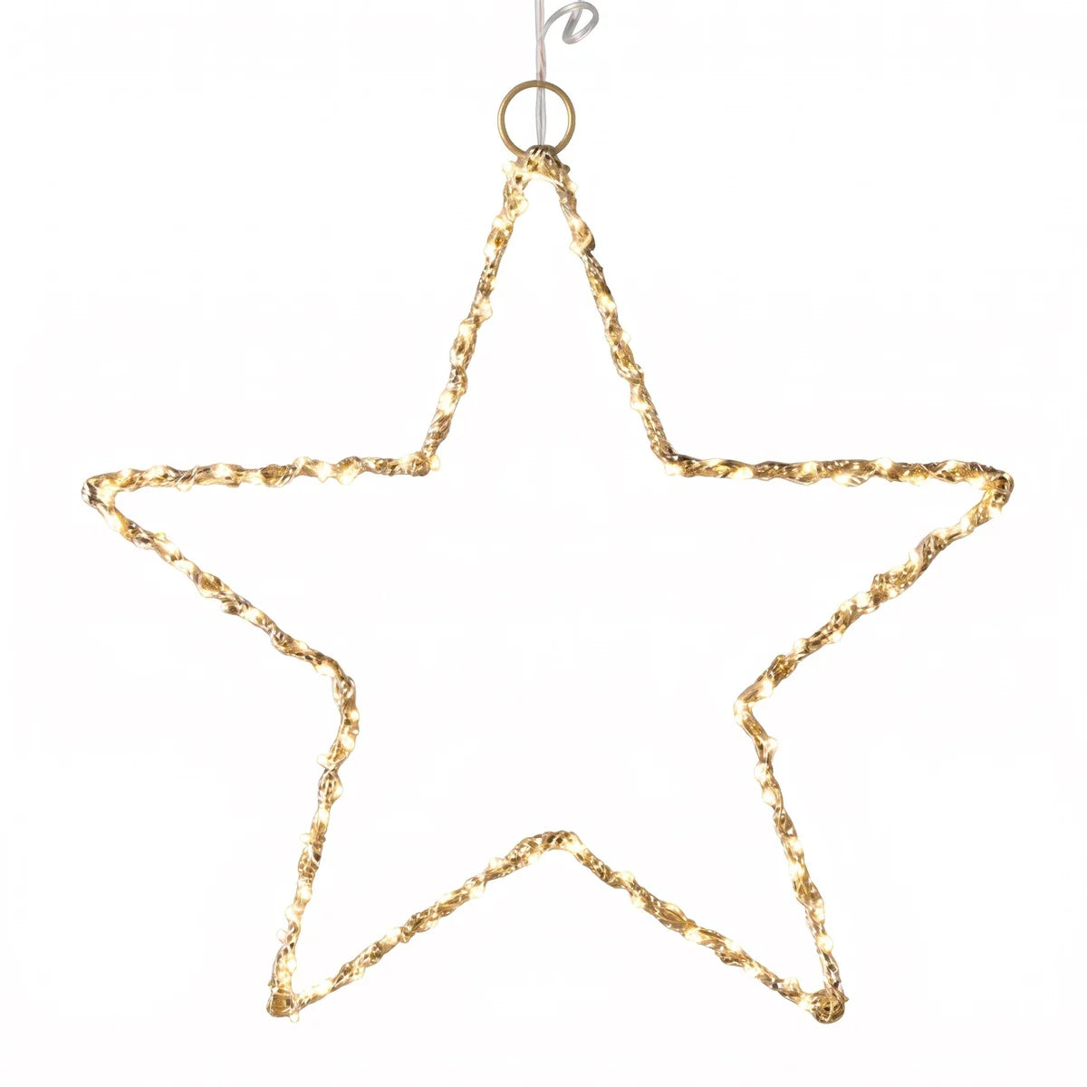 Star LED Fairy Light Gold Wire 30cm