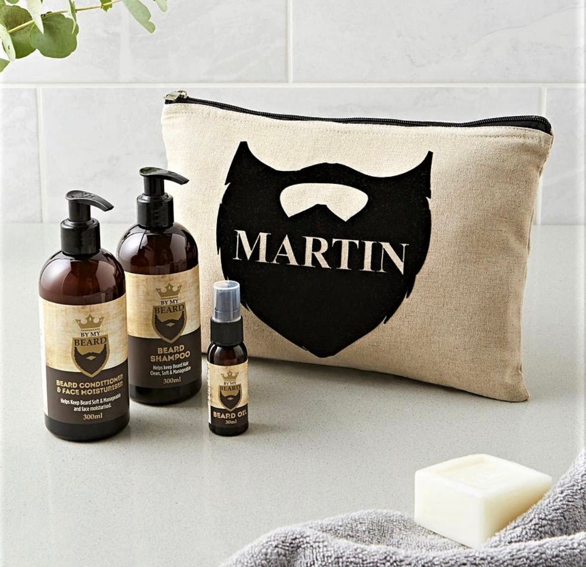Personalised Name Only Beard Kit