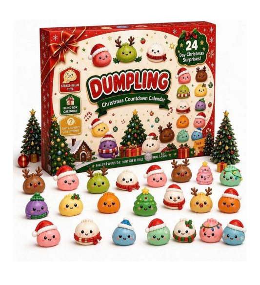 Squishy Christmas Dumpling Advent Calendar 2026