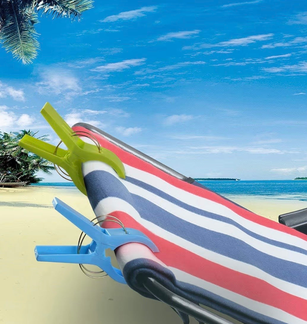 4 pcs Beach Towel Clips