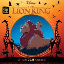 2025 Calendar Disney Lion King Month View Calendar Official Product